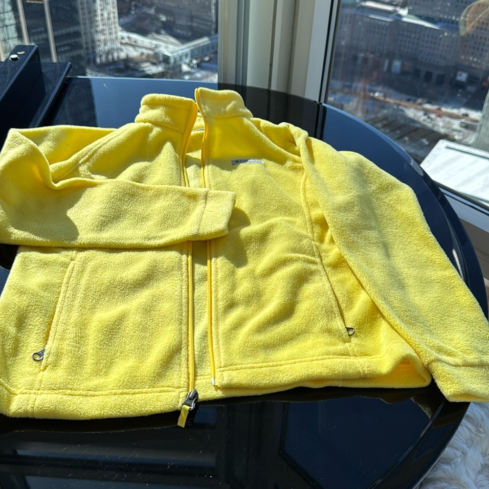 Columbia zip up fleece jacket
